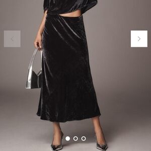 Velvet By Granham & Spencer Dark PURPLE Maxi Skirt